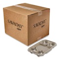 Cup Trays | Chinet 20969 StrongHolder 8 oz. - 22 oz. Molded Fiber Cup/Food Tray - Beige (250/Carton) image number 1