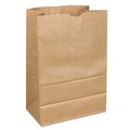 Grocery Bags | Ross & Wallace Paper Products 110416 12 in. x 7 in. x 17 in. 40 lbs. Capacity 1/6 BBL Grocery Paper Bags - Kraft (400 Bags/Carton) image number 0