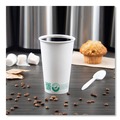 Cups | SOLO 316PLA-PLANET 16 oz Compostable Paper Hot Cups - White/Green (1000/Carton) image number 4