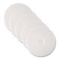 Floor Pads-Cleaning, Buffing & Polishing | 3M 4100-19 19 in. Low-Speed Super Polishing Floor Pads - White (5/Carton) image number 0