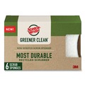 Scouring Pads & Sticks | Scotch-Brite 7100290027 Greener Clean 2.6 in. x 3.3 in. x 0.7 in. Non-Scratch Scrub Sponge - White (6/Pack) image number 0