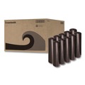 Low-Density Trash Bags | Boardwalk X7658XKKR01 38 in. x 58 in. 60 gal. 1.6 mil Recycled Low-Density Polyethylene Can Liners - Black (100/Carton) image number 5