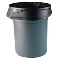 Low-Density Trash Bags | AccuFit H6644TK R01 33 in. x 44 in. 32 Gallon 0.9 mil Linear Low Density Can Liners with AccuFit Sizing - Black (100/Carton) image number 3