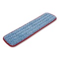 Mop Heads | Rubbermaid Commercial FGQ41000RD00 18-1/2 in. x 5 1/2 in. x 1/2 in. Microfiber Wet Mopping Pad - Red image number 3