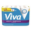 Perforated Roll & Hand Towels | Viva 49413 11 in. x 5.9 in. 2-Ply Multi-Surface Cloth Choose-A-Sheet Kitchen Roll Paper Towels - White (24/Carton) image number 2