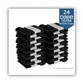 Disposable Spoons | Dixie SSS51 SmartStock Series-O 6 in. Mediumweight Plastic Cutlery Spoons Refill - Black (40/Pack, 24 Packs/Carton) image number 2