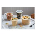 Food Containers & Lids | Pactiv Corp. L8328 32 oz 5.5 x 5.5 x 4.9 Newspring DELItainer Plastic Microwavable Container - Clear (200/Carton) image number 3