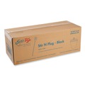 Straws/Stems/Sticks | AmerCareRoyal STRNPLUG-BK Beverage Plugs - Black (2000/Carton) image number 2