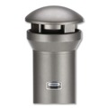 Smoking Receptacles | Rubbermaid Commercial FG9W3300ATPWTR Infinity 4.1 Gallon 39 in. Traditional Smoking Receptacle - Antique Pewter image number 1