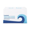 Toilet Seat Covers | Boardwalk BWKK5000B 14.17 in. x 16.73 in. Premium Half-Fold Toilet Seat Covers - White (250/Sleeve, 20 Sleeves/Carton) image number 1