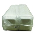 Food Containers & Lids | GEN 8PWH 10.8 in. x 8.82 in. x 1.5 in. #8P Meat Trays - White (200/Carton) image number 5
