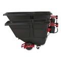Carts & Trucks | Rubbermaid Commercial 2173662 202 gal 1000 lb Capacity Plastic Motorized Roto Tilt Truck - Black image number 1