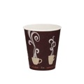 Cups | Dart DWTG12ST Thermoguard 12 oz. Insulated Paper Hot Cups - Steam Print (600/Carton) image number 1