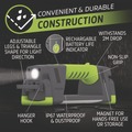 Office Flashlights | Energizer ENYPWL31 Rechargeable Lithium-Ion Pro Series Work Light with 3 AA Batteries - Gray/Green image number 4