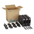 Cutlery Dispensers | Dixie SSW3D85 SmartStock 12.44 in. x 11.17 in. x 10.5 in. Wrapped Cutlery Dispenser - Black (1/Carton) image number 0