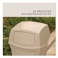 Outdoor Waste Receptacles | Rubbermaid Commercial FG843088BEIG Ranger 35-Gallon Fire-Safe Structural Foam Container - Beige image number 5