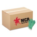 Gloves & Glove Accessories | MCR Safety 5319E Flock-Lined Nitrile Gloves - One Size Green (1-Dozen) image number 0
