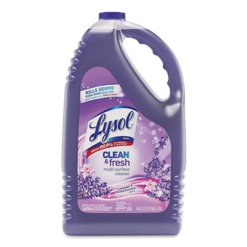 LYSOL Brand 36241-88786 144 oz. Bottle Clean and Fresh Multi-Surface Disinfectant Cleaner - Lavender and Orchid Essence