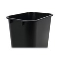 Indoor Waste Receptacles | Boardwalk 3485201 14 qt. Plastic Soft-Sided Wastebasket - Black image number 2