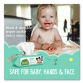 Hand Sanitizing Wipes | Seventh Generation SEV 34219CT 7 in. x 7 in. Free and Clear Baby Wipes Refill - Unscented, White (3 Packs/Carton) image number 4