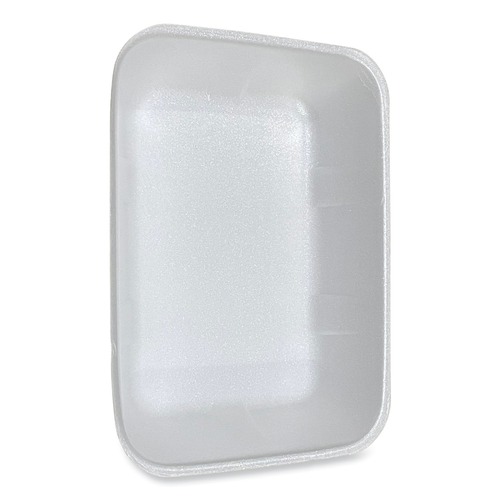 Food Containers & Lids | GEN 20KWH 12 in. x 8.7 in. x 2.45 in. No. 20K Foam Meat Trays - White (125/Carton) image number 0