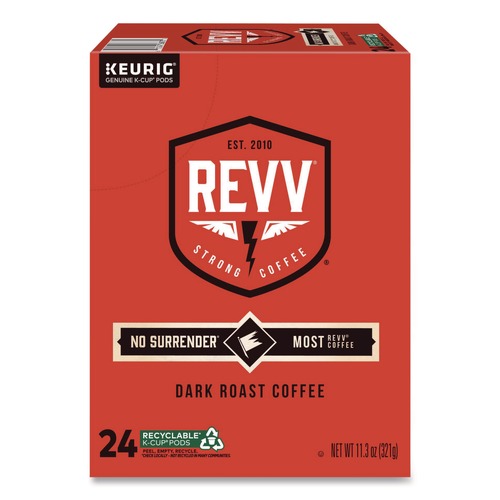 Coffee - Caffeinated | Keurig 5000355485 Dark Roast K-Cup - No Surrender (24/Box) image number 0