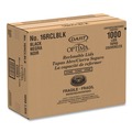Cup Lids | Dart 16RCLBLK Optima Reclosable Lid fits 12 - 24 oz. Hot Cups - Black (1000/Carton) image number 4
