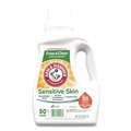 Laundry Detergents | Arm & Hammer 3320050026 50 oz. Bottle 50 Loads HE Compatible Liquid Detergent - Unscented (8/Carton) image number 1