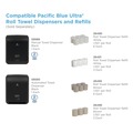Towel Dispensers | Georgia Pacific Professional 59590 Pacific Blue Ultra 12.9 in. x 9 in.x 16.8 in. Automated Paper Towel Dispenser - Black image number 5