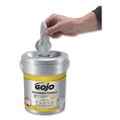 Perforated Roll & Hand Towels | GOJO Industries 6396-06 10-1/2 in. x 12-1/4 in. Scrubbing Towels, Hand Cleaning - Fresh Citrus (6/Carton) image number 3