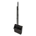 Dust Pans | Carlisle 36141503 11.8w x 36h Duo-Pan Upright Dust Pan and Broom with 24.5 in. Handle - Black image number 6