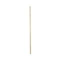 Handles & Braces | Boardwalk BWK834 1.13 in. Diameter x 60 in. Lacquered Wood Lie-Flat Screw-In Mop Handle - Natural image number 0