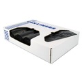 Repro Trash Bags | Heritage X8046SK R01 Low Density 45 Gallon 40 in. x 46 in. Repro Can Liners - Black (5 Rolls/Carton) image number 2