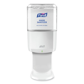 PURELL 6420-01 ES6 5.25 x 8.56 x 12.13 1,200 mL Touch Free Hand Sanitizer Dispenser - White (1/Carton)