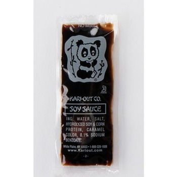 BREAKROOM CONDIMENTS | Kari-Out 0000001 9 grams Packet Soy Sauce (450/Carton)