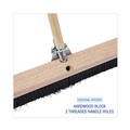 Brooms | Boardwalk BWK20636 3 in. Black Polypropylene Bristles 36 in. Brush Floor Brush Head image number 2