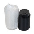 Food Containers & Lids | Pactiv Corp. Y6707WPSFG 6.88 in. x 4.56 in. x 3 in. 16 oz. Classic Carry-Out Aluminum Containers - Black/Gold (100/Carton) image number 3