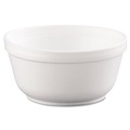Bowls | Dart 12B32 12 oz. Insulated Foam Bowls - White (1000/Carton) image number 0