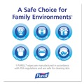 Hand Sanitizing Wipes | PURELL 9026-1M 5 in. x 7 in. Cottony Soft Individually Wrapped Sanitizing Hand Wipes - Unscented, White (1000/Carton) image number 3