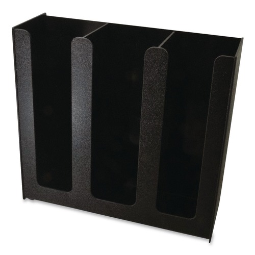 Cup Dispensers | Vertiflex Commercial Grade VFPC-1000 Cup Holder for 8 oz to 32 oz Cups - Black image number 0