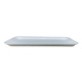 Food Containers & Lids | GEN 10SWH 10.93 in. x 5.75 in. x 0.63 in. No. 10S Foam Meat Trays - White (500/Carton) image number 2