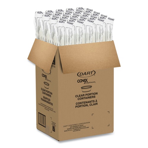 Cups | Dart 150PC 1.5 oz. Conex Complements Portion/Medicine Cups - Translucent (2500/Carton) image number 0