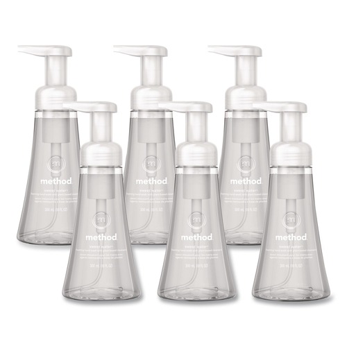Hand Soaps | Method MTH00361 10 oz. Foaming Hand Wash - Sweet Water Scent (6/Carton) image number 0