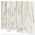 Mop Heads | Boardwalk BWK2020CEA #20 Cut-End Cotton Wet Mop Head - White image number 2