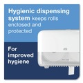 Toilet Tissue Dispensers | Tork 473200 14.17 x 5.08 x 8.23 Elevation Coreless High Capacity Bath Tissue Dispenser - White image number 3