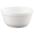 Bowls | Dart 12B32 12 oz. Insulated Foam Bowls - White (1000/Carton) image number 1