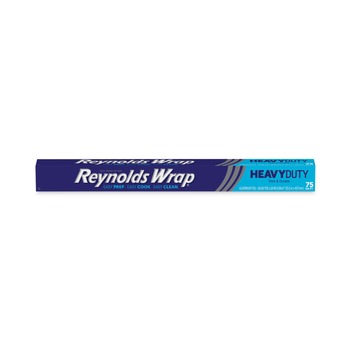FOIL WRAPS | Reynolds Wrap PAC F28028 18 in. x 75 ft. Heavy-Duty Aluminum Foil Roll - Silver