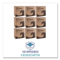 Cleaning Cloths & Wipes | Boardwalk BWK-V030IDW2 9.33 in. x 16.5 in. DRC Wipers - White (100 Dispenser Packs, 9 Dispenser Packs/Carton) image number 6