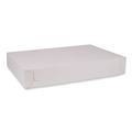 Bakery Boxes & Containers | SCT 1995 26 in. x 18.5 in. x 4 in. Paper Standard Bakery Boxes - White (50/Carton) image number 0