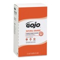 Soap Refills | GOJO Industries 7255-04 2000 mL NATURAL ORANGE Pumice Hand Cleaner Refill - Citrus Scent (4/Carton) image number 1